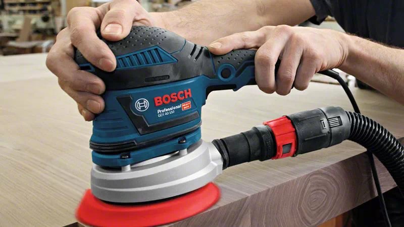 EAN 4059952528755 - Bosch GEX 40-150 PROFESSIONAL Lijadora excéntrica 12000 RPM 24000 OPM Negro, Azul, Gris, Rojo 400 W imagen 2