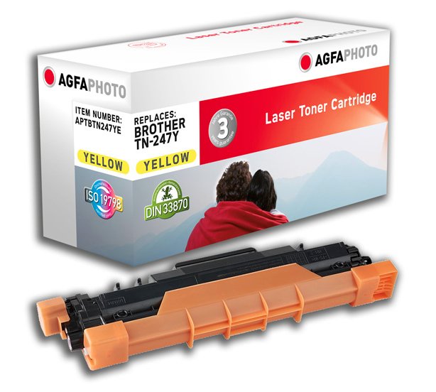 EAN 4250164857583 - AgfaPhoto APTBTN247YE cartucho de tóner 1 pieza(s) Compatible Amarillo imagen 1
