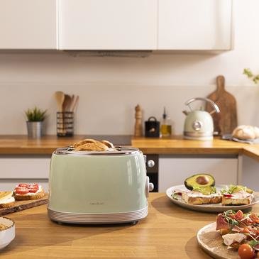 EAN 8435484032094 - Cecotec Vintage 800 6 2 rebanada(s) 850 W Verde imagen 5