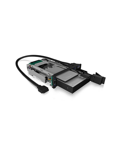 EAN 4250078169635 - ICY BOX IB-174SSK-U 13,3 cm (5.25") Bandeja para disco duro Negro imagen 2