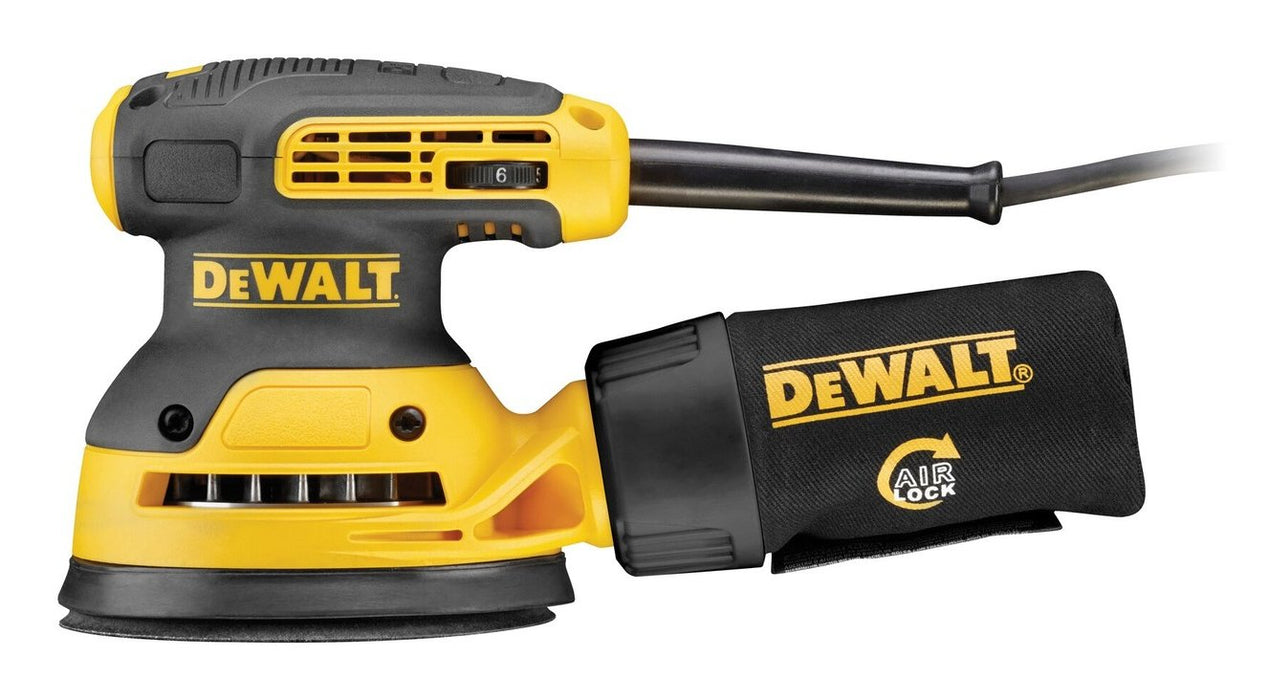 EAN 5035048553954 - DeWALT DWE6423-QS lijadora portátil Lijadora orbital 12000 OPM Negro, Amarillo 280 W imagen 1