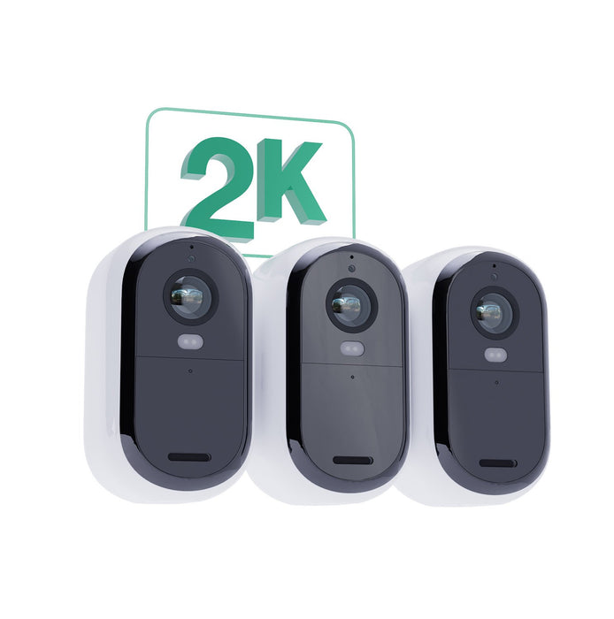 EAN 193108146623 - Arlo Essential 2 2K Outdoor Camera 3pack W/3 Solar Panel BNDL Bala (forma) Cámara de seguridad IP Interior imagen 1