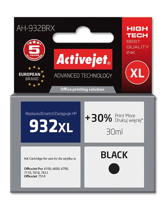 EAN 5901443015482 - Activejet AH-932BRX cartucho de tinta 1 pieza(s) Compatible Alto rendimiento (XL) Negro imagen 1