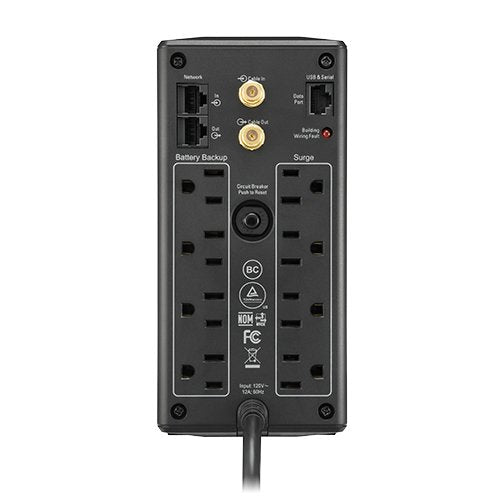 EAN 731304331766 - APC BX1000M sistema de alimentación ininterrumpida (UPS) Línea interactiva 1 kVA 600 W 8 salidas AC imagen 4