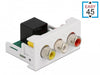 EAN 4043619813421 - DeLOCK 81342 conector 3 x RCA Negro, Blanco imagen 1