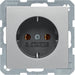 EAN 4011334443469 - Hager 47436084 toma de corriente Tipo F Aluminio imagen 1