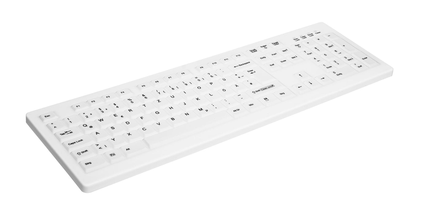 EAN 4025112098512 - CHERRY AK-C8100F-U1-W/GE teclado Médico USB QWERTZ Alemán Blanco imagen 2