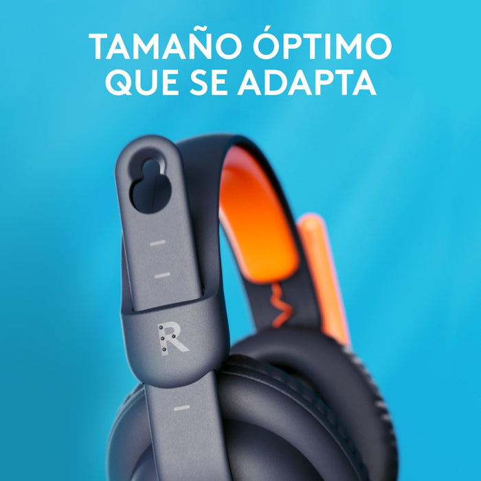 EAN 0097855190727 - Logitech Zone Learn Auriculares Alámbrico Diadema Educación USB Tipo C Azul, Naranja imagen 7