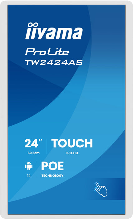 EAN 4948570128273 - iiyama TW2424AS-W3P pantalla de señalización Panel plano interactivo 60,5 cm (23.8") LCD Wifi 450 cd / m² imagen 2