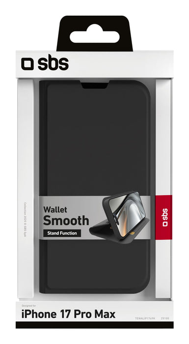 EAN 8018417525100 - SBS TEWALIP1769K funda para teléfono móvil 17,5 cm (6.9") Funda cartera Negro imagen 2
