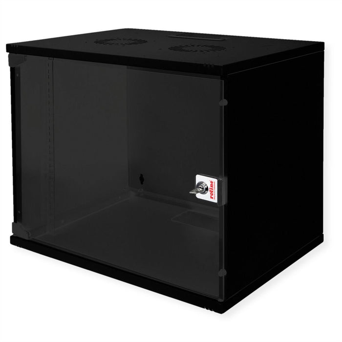 EAN 7630049601901 - ROLINE 26.21.0187 armario rack 9U Bastidor de pared Negro imagen 1