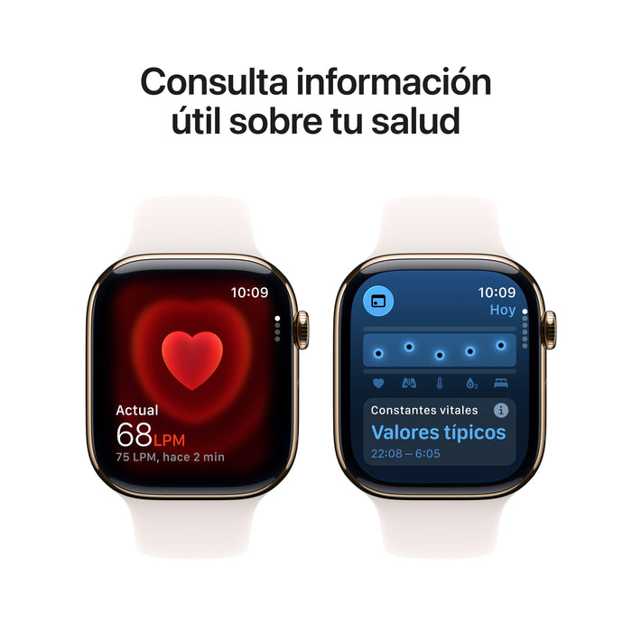 EAN 0195950479744 - Apple Watch Series 11 OLED 46 mm Digital 416 x 496 Pixeles Pantalla táctil 5G Titanio Wifi GPS (satélite) imagen 5