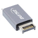 EAN 4043718315161 - InLine 33446O cambiador de género para cable Gris imagen 2