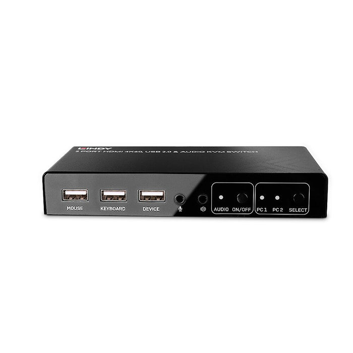 EAN 4002888328098 - Lindy 32809 interruptor KVM Negro imagen 4