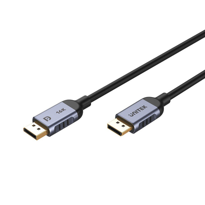 EAN 4894160053084 - UNITEK C1626GY01-2M DisplayPort 2.1 Black Negro, Gris imagen 1