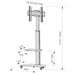 EAN 8051128108910 - Techly ICA-TR3WH soporte para pantalla de señalización 177,8 cm (70") Blanco imagen 3