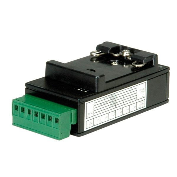 EAN 7611990198665 - ROLINE RS-232 to RS-422/485 Converter, Din Rail, self powered Negro imagen 1