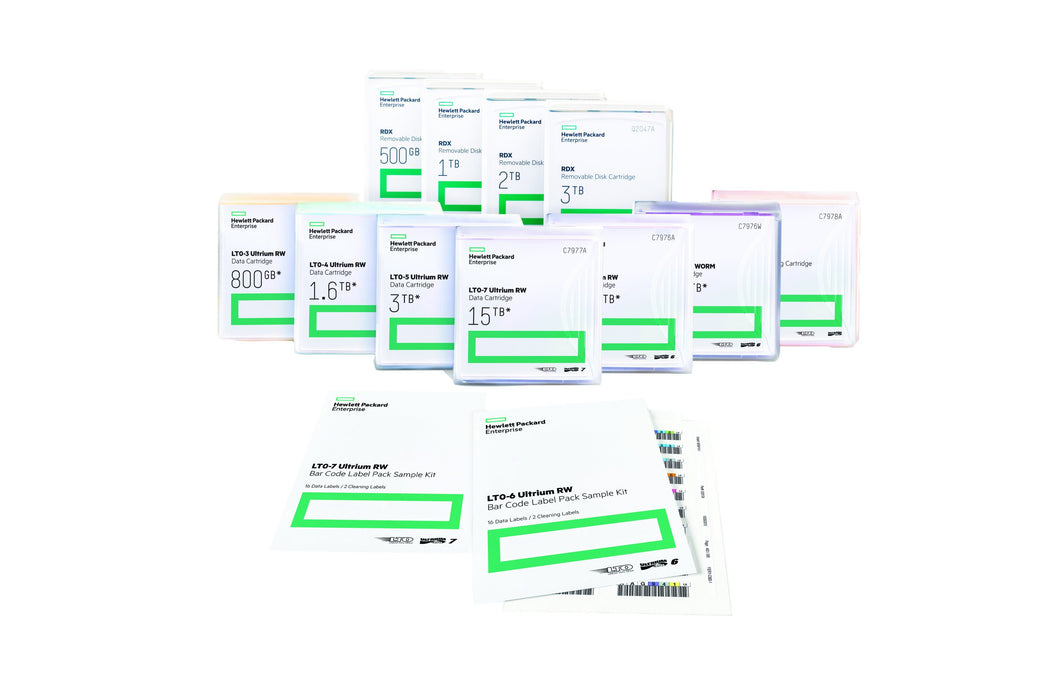 EAN 0884962925423 - HPE LTO-5 Ultrium RW Bar Code Label Pack imagen 1