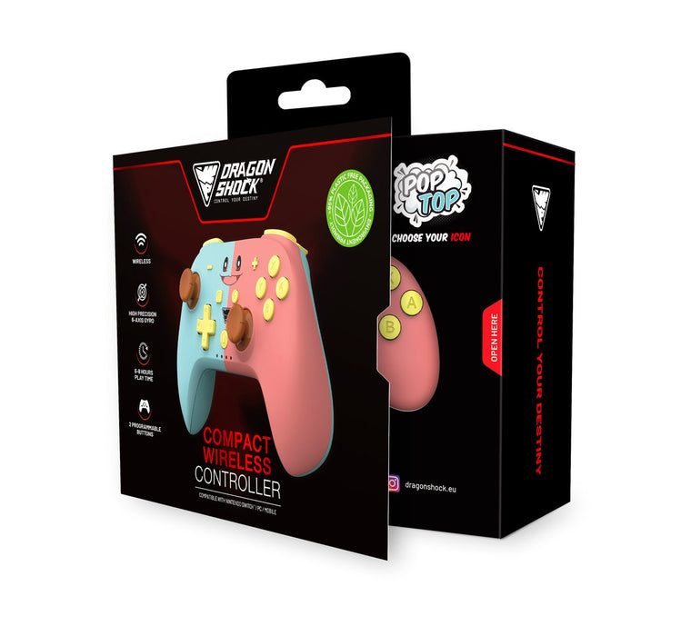 EAN 5425025595297 - Dragonshock PopTop Azul, Rosa, Amarillo, Marrón Bluetooth Gamepad Analógico/Digital Nintendo Switch, PC imagen 5