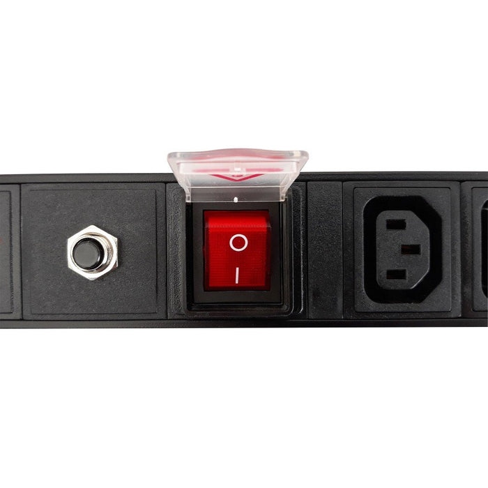 EAN 8051128109559 - Techly I-CASE STRIP-8C unidad de distribución de energía (PDU) 8 salidas AC 1U Negro imagen 3
