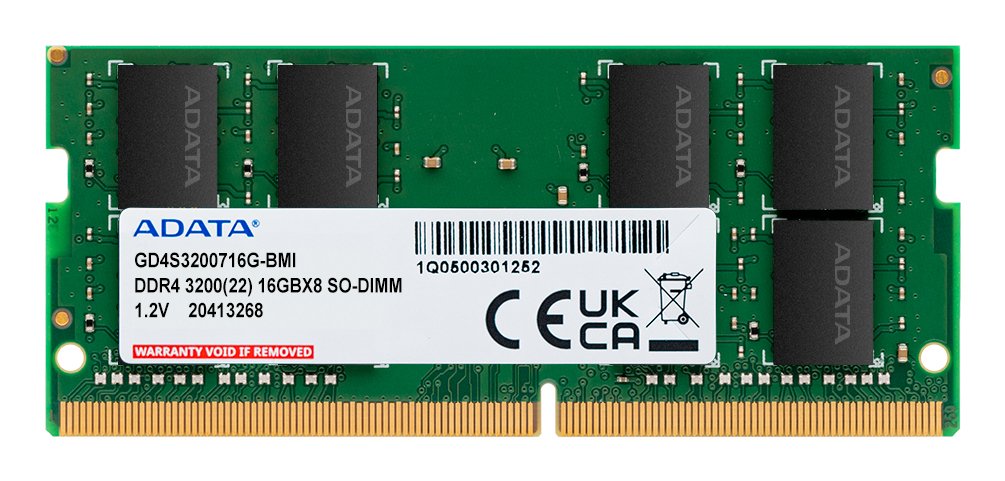 EAN 4711085941183 - ADATA Gold módulo de memoria 16 GB 1 x 16 GB DDR4 3200 MT/s 260-pin SO-DIMM imagen 1