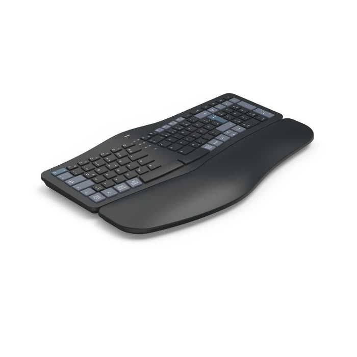 EAN 4047443520531 - Hama WK-900 Ergo teclado Hogar / Oficina RF Wireless + Bluetooth QWERTZ Alemán Negro, Azul, Gris Oscuro imagen 4
