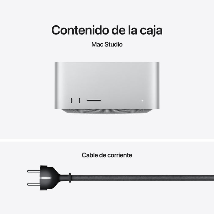 EAN 195950269376 - Apple Mac Studio Apple M M3 Ultra 96 GB 1 TB SSD macOS Sequoia Mini PC Plata imagen 9