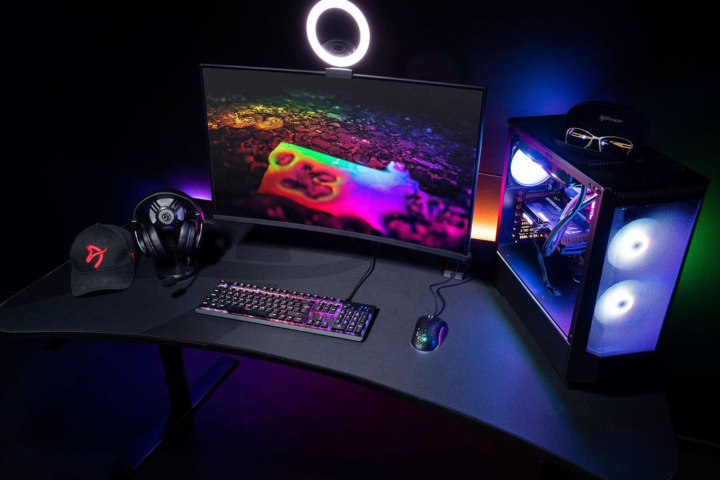 EAN 850009447777 - Arozzi Arena Gaming Desk Negro, Gris imagen 5