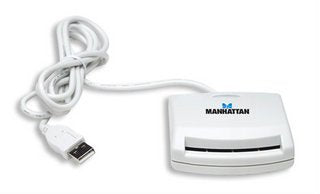EAN 0766623172844 - Manhattan 172844 lector de tarjeta inteligente USB 1.1 Blanco imagen 3