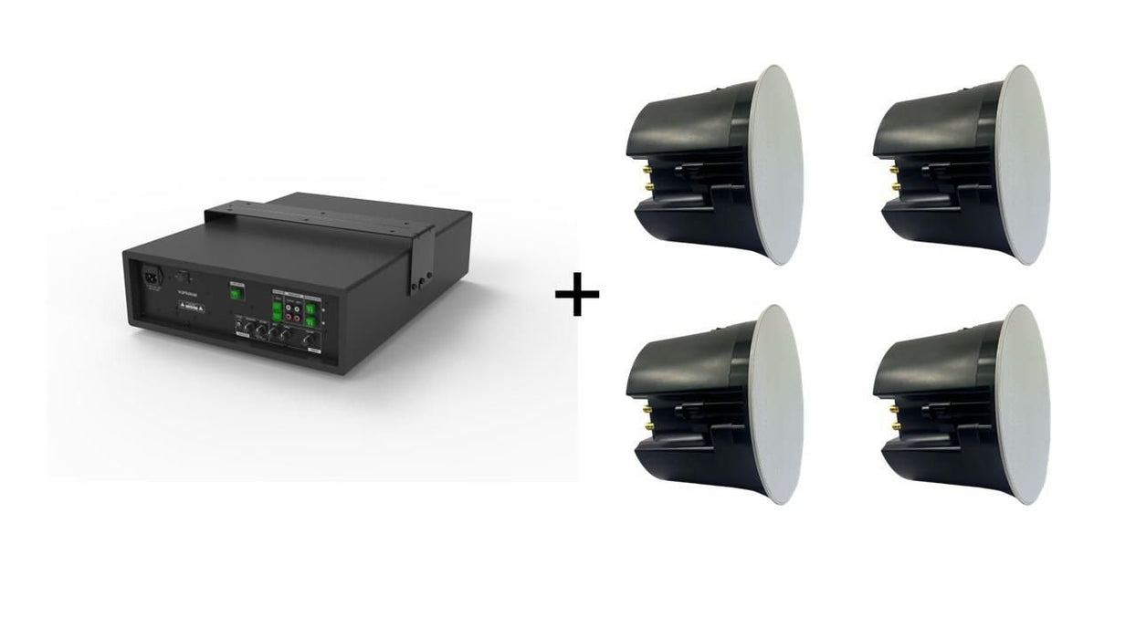 EAN 5715328213463 - Vivolink Audiopack Subwoofer 6.5 + 4 x premium 40W ceiling speakers (Limited Bundle Pack Offer) Negro Alá imagen 1