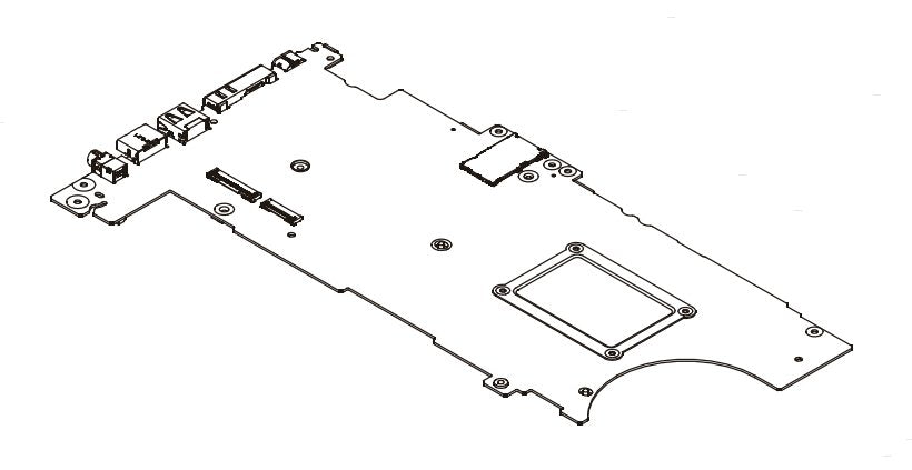 EAN 5706998828453 - Lenovo FRU01HX898 refacción para laptop Placa base imagen 1