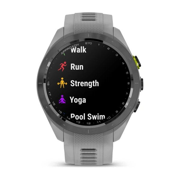 EAN 753759323646 - Garmin Approach S70 - 42 mm 3,05 cm (1.2") AMOLED Digital 390 x 390 Pixeles Pantalla táctil Gris Wifi GPS  imagen 10
