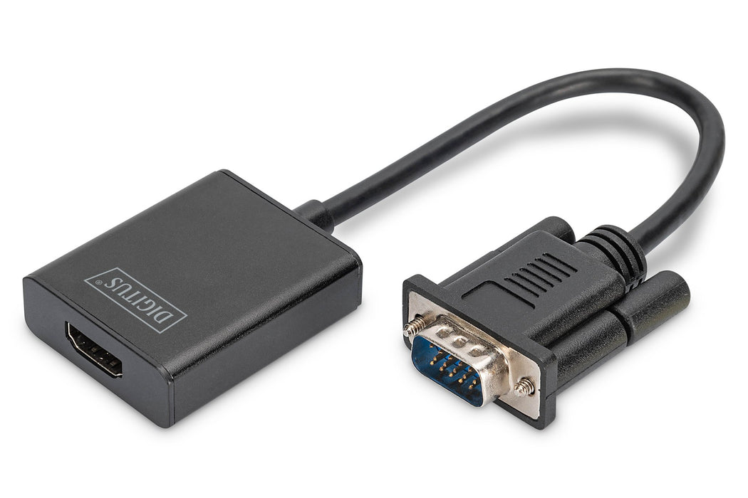 EAN 4016032444213 - Digitus DA-70473 adaptador de cable de vídeo 0,15 m VGA (D-Sub) Negro imagen 1