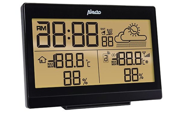 EAN 8712412571291 - Alecto WS-2300 estación meteorológica digital Negro, Blanco Batería imagen 3