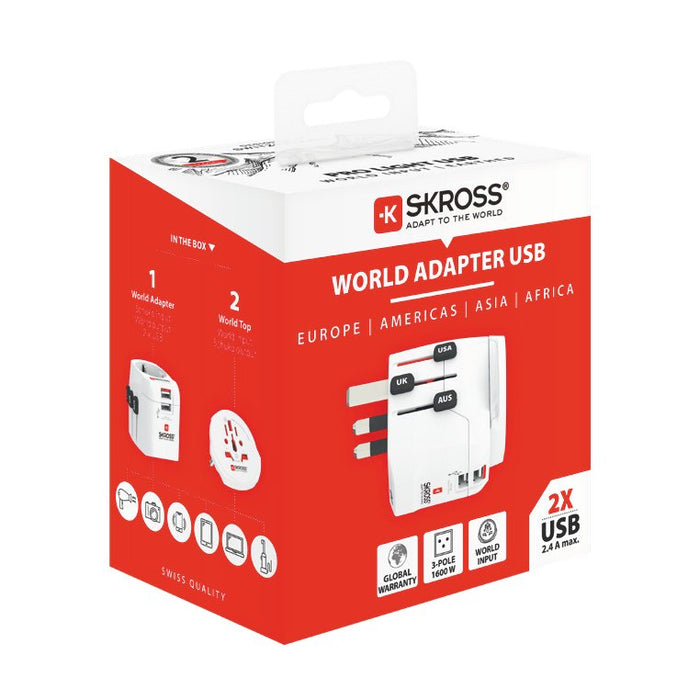 EAN 7640166323594 - Skross PRO Light USB (2xA) - World Blanco imagen 5