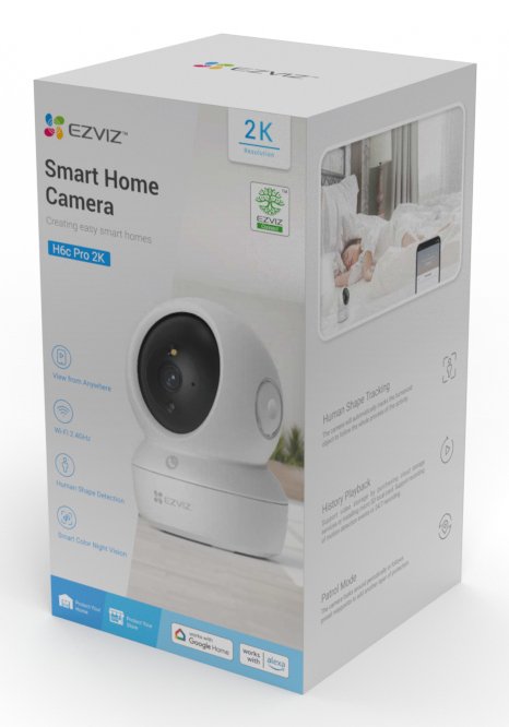 EAN 6941545632667 - EZVIZ H6c Pro 2K Esférico Cámara de seguridad IP Interior 2304 x 1296 Pixeles Escritorio imagen 10