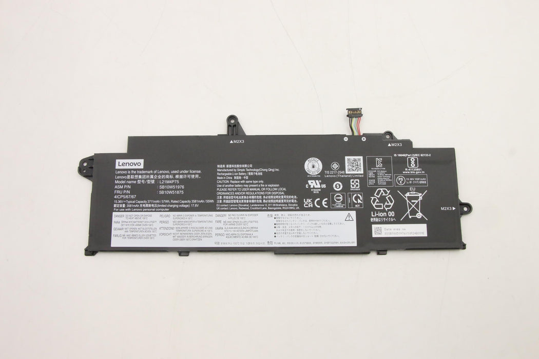 EAN 5715063096925 - Lenovo 5B10W51875 refacción para laptop Batería imagen 1