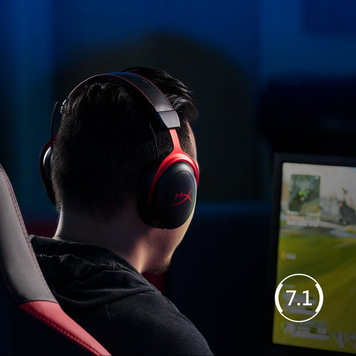 EAN 0196188047842 - HyperX Cloud II Wireless - Gaming Headset (Black-Red) (HHSC2X-BA-RD/G) Inalámbrico Diadema Juego Negro, R imagen 5