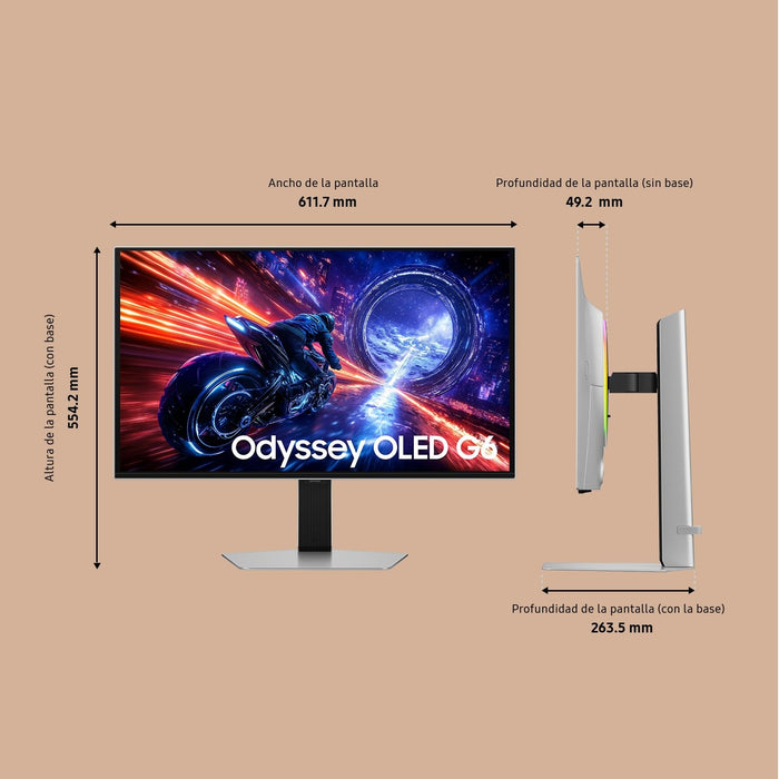 EAN 8806097455905 - Samsung G60SF pantalla para PC 68,6 cm (27") 2560 x 1440 Pixeles Quad HD OLED Plata imagen 6