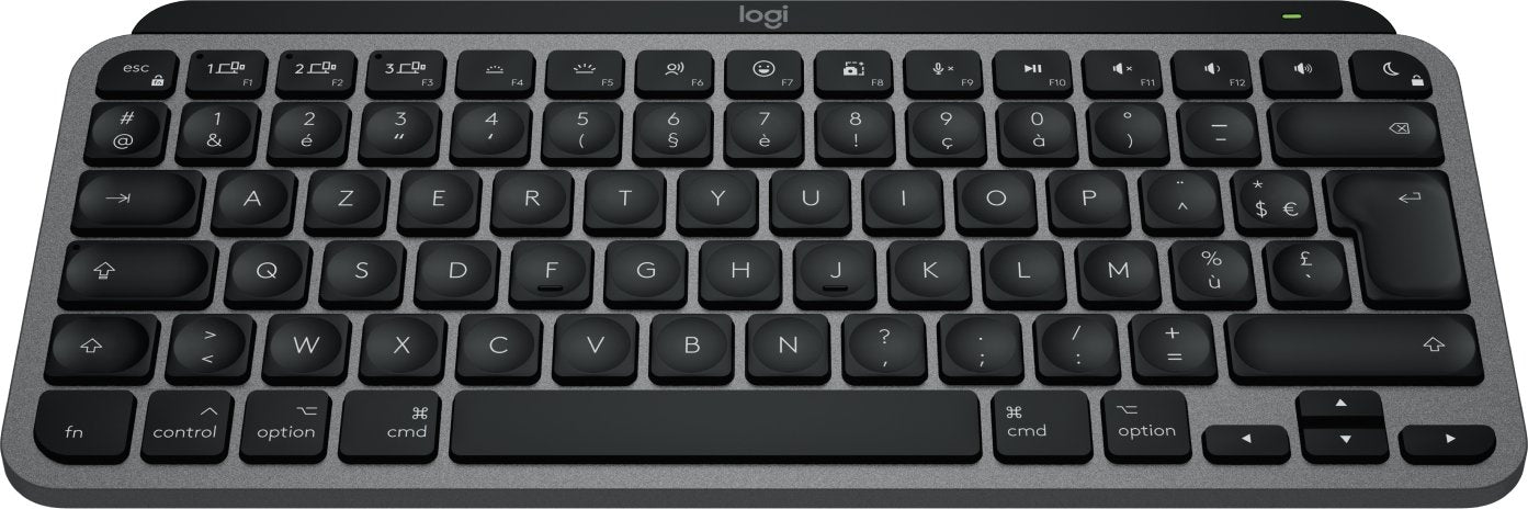 EAN 5099206122048 - Logitech MX Keys Mini For Mac teclado Hogar / Oficina Bluetooth AZERTY Francés Negro, Gris imagen 6