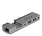EAN 4043619877577 - DeLOCK 87757 base para portátil y replicador de puertos Negro, Gris imagen 1