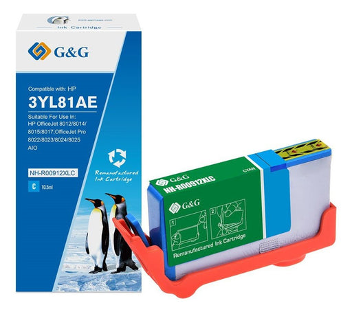 EAN 6941784743988 - G&G 19394 cartucho de tinta 1 pieza(s) Compatible Cian imagen 1