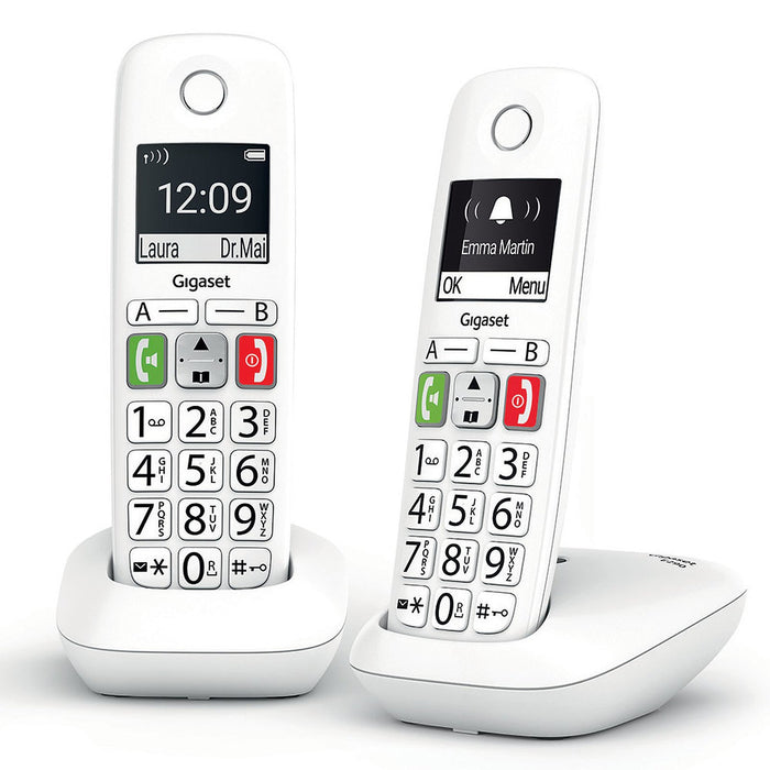 EAN 4250366856247 - Gigaset E290 Teléfono DECT/analógico Identificador de llamadas Blanco imagen 5