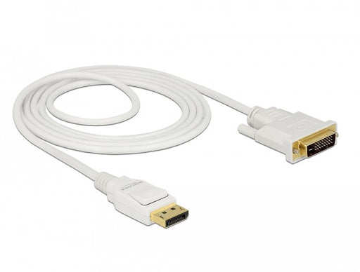 EAN 4043619838141 - DeLOCK 83814 adaptador de cable de vídeo 2 m DisplayPort DVI Blanco imagen 1