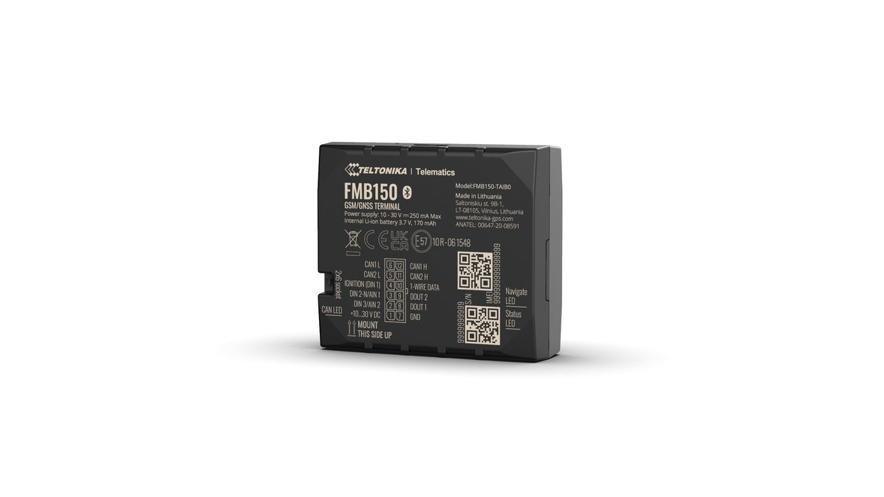 EAN 4779027310299 - Teltonika TELEMATICS FMB150 CAN Support Universal Rastreador de GPS Negro imagen 3