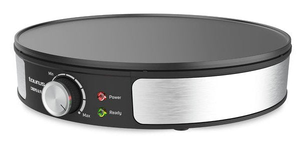 EAN 8414234683847 - Taurus Crepe & Fun crepera 1 crep(s) 1200 W Negro, Acero inoxidable imagen 1
