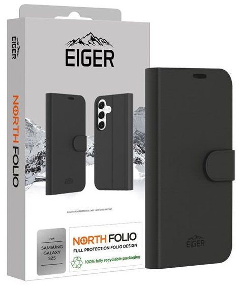 EAN 5055821780001 - EIGER EGCA00716 funda para teléfono móvil 15,8 cm (6.2") Funda cartera Negro imagen 2