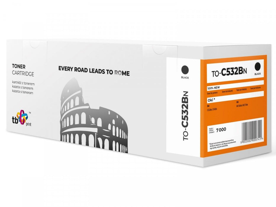EAN 5902002000741 - TB Print TO-C532BN cartucho de tóner 1 pieza(s) Compatible Negro imagen 1
