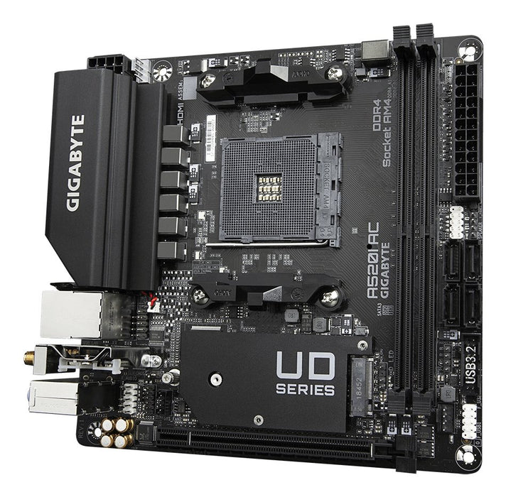 EAN 4719331809867 - GIGABYTE A520I AC placa base AMD A520 Zócalo AM4 mini ITX imagen 4