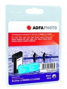 EAN 4250164824905 - AgfaPhoto LC980BK, 1100BK (XXL) cartucho de tinta 1 pieza(s) Negro imagen 1